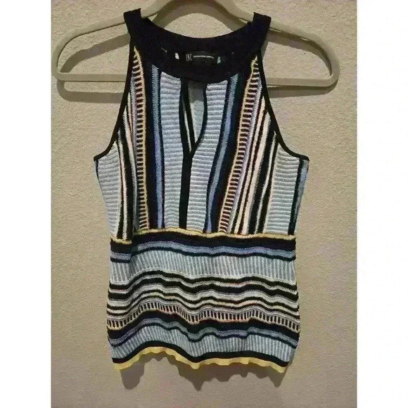 Inc Tops - INC Women's Striped Halter Tank Top Multicolor Size M Sleeveless